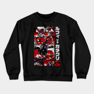 SHOWDOWN IN MIRROR WORLD | LUFFY VS KATAKURI Crewneck Sweatshirt